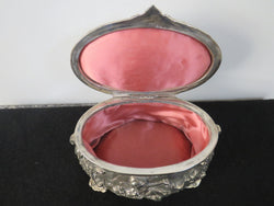 Charming Art Nouveau Style “Roger Bros” Silver Plated Casket | Antique & Vintage | Moonee Ponds Antiques | Australia Wide Delivery