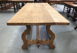 Antique French Bleached Oak Farmhouse Table | Antique & Vintage | Moonee Ponds Antiques | Australia Wide Delivery