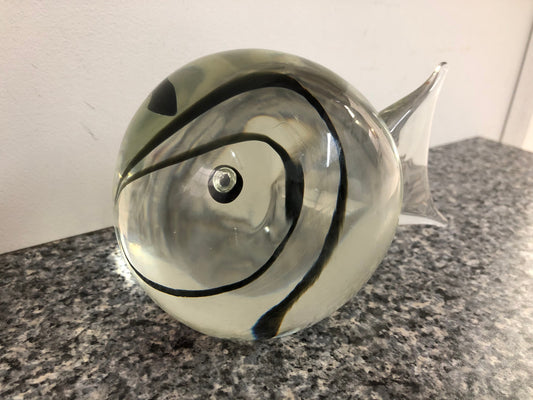 Signed Italian Cenedese Vetri Glass Fish Sculpture