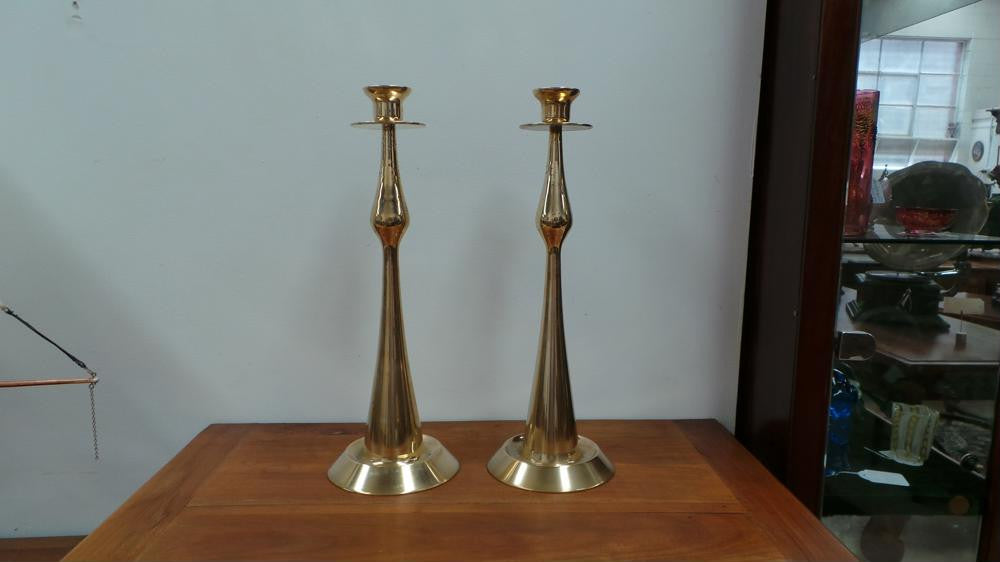 Pair Of Bronze Candlesticks | Antique & Vintage | Moonee Ponds Antiques | Australia Wide Delivery