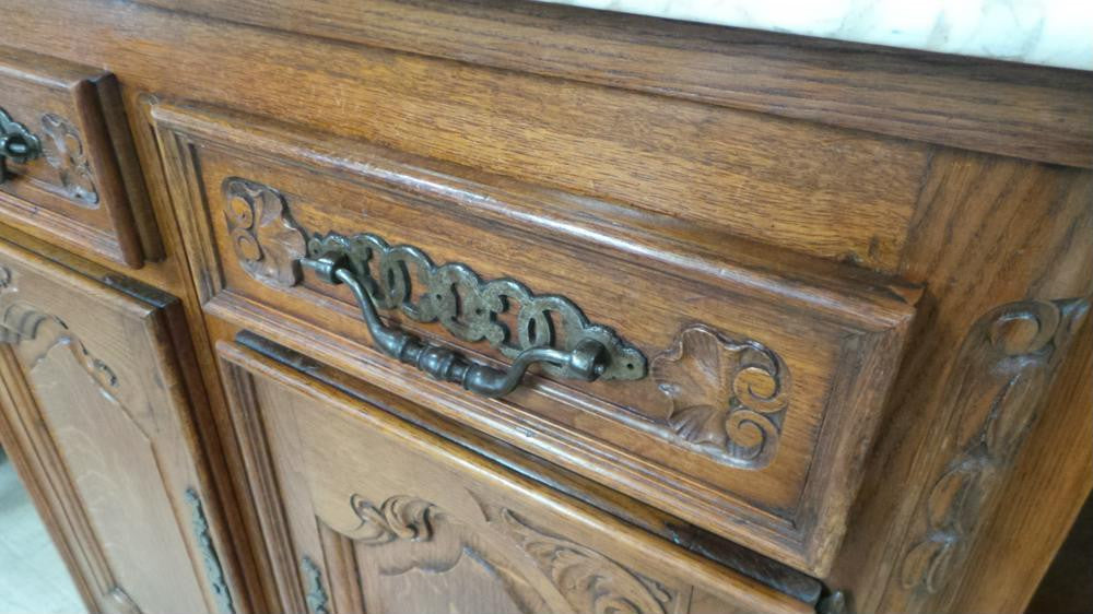 Beautiful Carved French Oak Buffet | Antique & Vintage | Moonee Ponds Antiques | Australia Wide Delivery