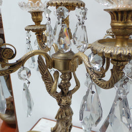 French Antique Girandole Table Lamp