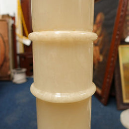Large Vintage Italian Alabaster Pedestal