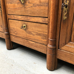 Early 19th Century Empire Oak Sideboard
