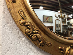 Wooden Antique Gilt Frame Convex Mirror | Antique & Vintage | Moonee Ponds Antiques | Australia Wide Delivery