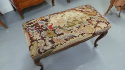Antique French Louis XV Style Tapestry Stool | Antique & Vintage | Moonee Ponds Antiques | Australia Wide Delivery