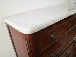 French Mahogany Louis XVI Style Seven Drawer Semainier | Antique & Vintage | Moonee Ponds Antiques | Australia Wide Delivery
