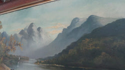 Milford Sound Oil Painting | Antique & Vintage | Moonee Ponds Antiques | Australia Wide Delivery
