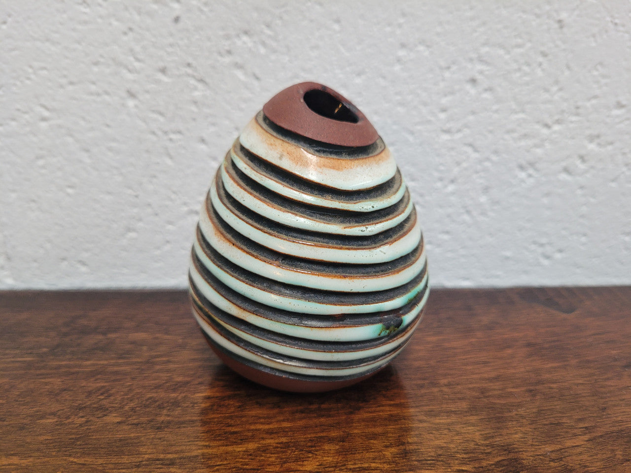 Poole Pottery Carved Atlantis Pen Holder by Guy Sydenham | Antique & Vintage | Moonee Ponds Antiques | Australia Wide Delivery
