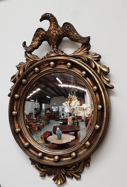 Gilt Convex Glass Mirror | Antique & Vintage | Moonee Ponds Antiques | Australia Wide Delivery