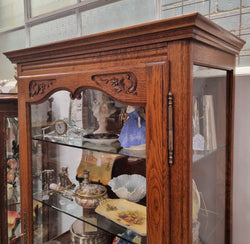 Stunning French Oak Louis XV Style Vitrine | Antique & Vintage | Moonee Ponds Antiques | Australia Wide Delivery