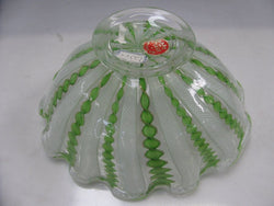 Murano Venetian Latticino Glass Bowl | Antique & Vintage | Moonee Ponds Antiques | Australia Wide Delivery