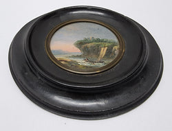 Victorian Hand Painted Miniature Sea Scene | Antique & Vintage | Moonee Ponds Antiques | Australia Wide Delivery