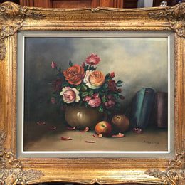 Stunning Floral oil on canvas