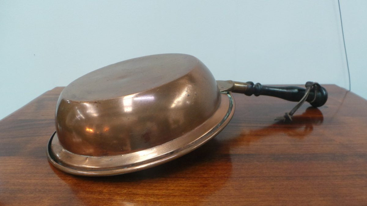 Antique Copper Frying Pan