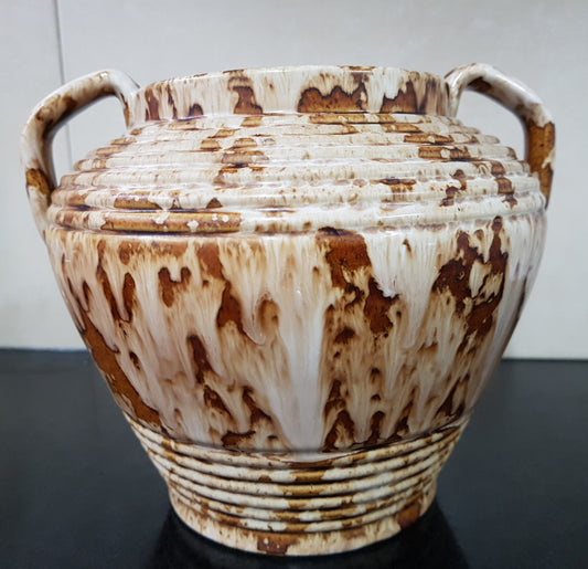 Early Bendigo Pottery Double Handled Vase