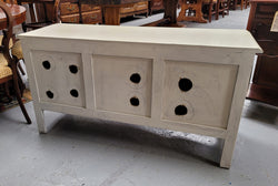 Louis XV Style Chalk Painted Two Door Cabinet - TV Cabinet | Antique & Vintage | Moonee Ponds Antiques | Australia Wide Delivery