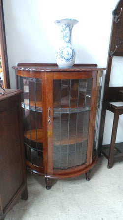 Rare Australian Blackwood Crystal Cabinet | Antique & Vintage | Moonee Ponds Antiques | Australia Wide Delivery
