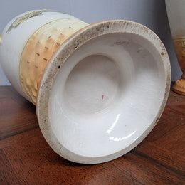 Lovely pair of Edwardian floral vases from Austria with beautiful roses on them in good original condition. Some crazing throughout please view photos as they help form past of the description.