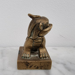 Bronze mid 19th Century Chinese Foo dog seal. It has been sourced locally and is in good original condition.