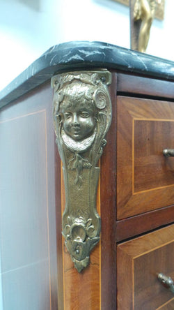 Inlaid French Seven Drawer Semainier | Antique & Vintage | Moonee Ponds Antiques | Australia Wide Delivery