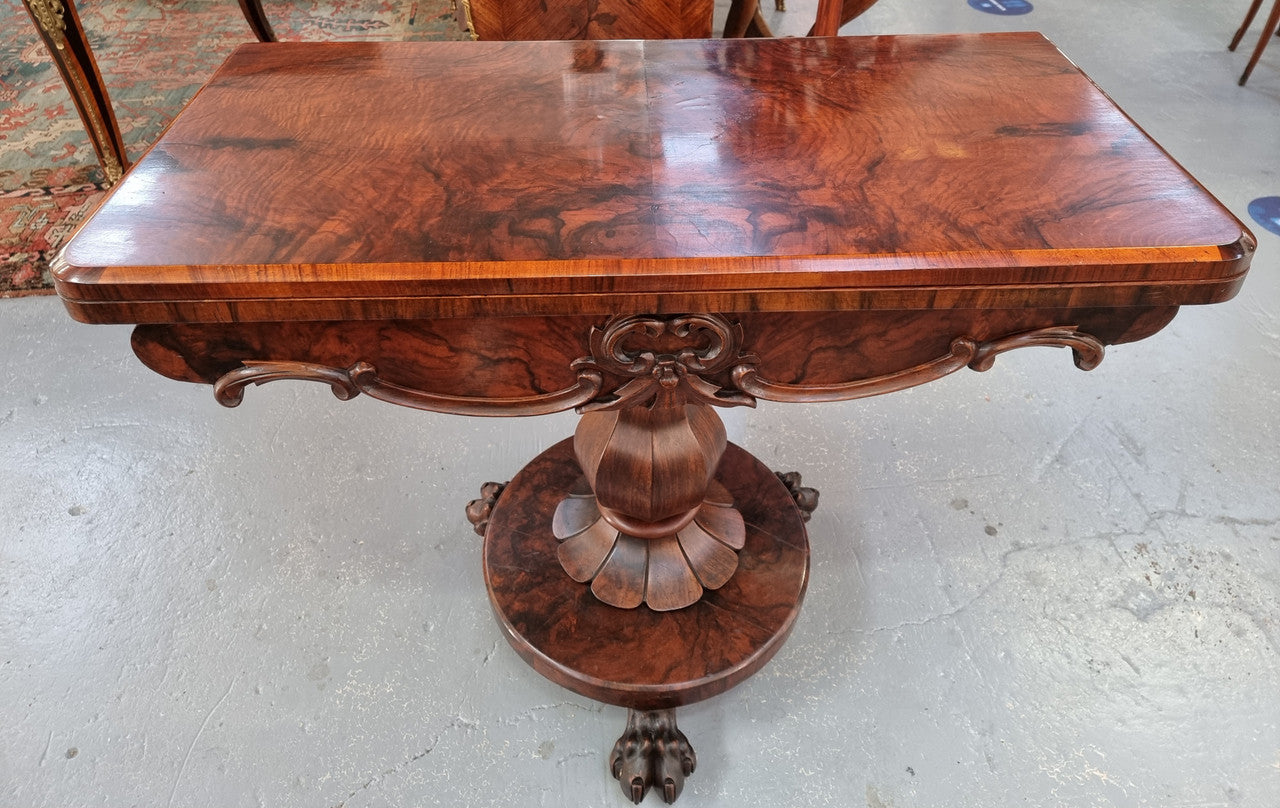 Fabulous Early Victorian Swivel Card Table | Antique & Vintage | Moonee Ponds Antiques | Australia Wide Delivery