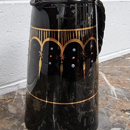 Victorian Black Decorative Jug