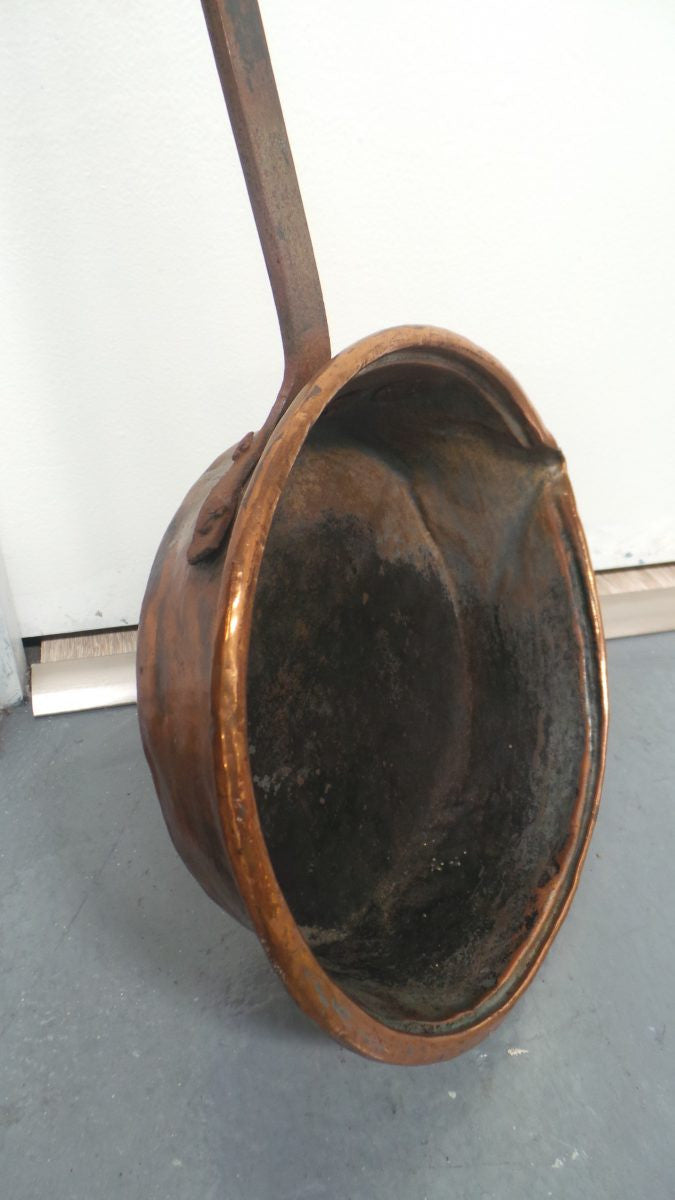 Antique French Copper Saucepan