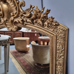 Late 19th Century French Louis XV Style Gilt Wall Mirror | Antique & Vintage | Moonee Ponds Antiques | Australia Wide Delivery