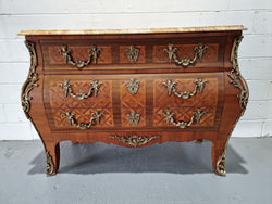 Stunning French Louis XIV Style Inlaid Commode | Antique & Vintage | Moonee Ponds Antiques | Australia Wide Delivery