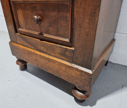 Lovely French Walnut Bedside Cabinet | Antique & Vintage | Moonee Ponds Antiques | Australia Wide Delivery