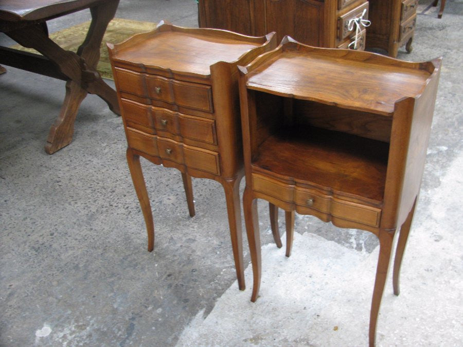 Pair of French Provincial Bedsides