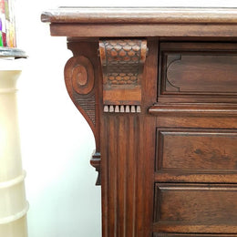 French Walnut Specimen Cabinet