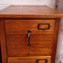 Fabulous Blackwood Vintage four drawer filing cabinet. It has been sourced locally and is in good working order and condition.