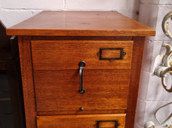 Fabulous Blackwood Vintage Four Drawer Filing Cabinet | Antique & Vintage | Moonee Ponds Antiques | Australia Wide Delivery