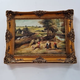 A lovely French Dutch style oil painting