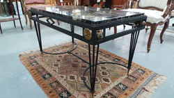 Stunning Portoro Marble Coffee Table | Antique & Vintage | Moonee Ponds Antiques | Australia Wide Delivery