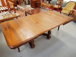 Henry II Style Walnut Extension Dining Table | Antique & Vintage | Moonee Ponds Antiques | Australia Wide Delivery