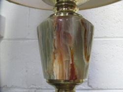 Italian Alabaster And Brass Lamp | Antique & Vintage | Moonee Ponds Antiques | Australia Wide Delivery