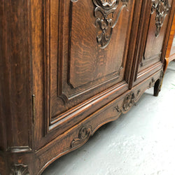 French Oak Louis XV Style Two Door Bookcase | Antique & Vintage | Moonee Ponds Antiques | Australia Wide Delivery
