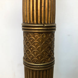 Beautiful pair of Antique decorative bronze gilt lamp bases that have been rewired and in good working order.