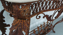 Stunning French Style Wrought Iron Console | Antique & Vintage | Moonee Ponds Antiques | Australia Wide Delivery