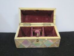 Very Rare Victorian Mother Of Pearl Ladies Travelling Vanity Set | Antique & Vintage | Moonee Ponds Antiques | Australia Wide Delivery