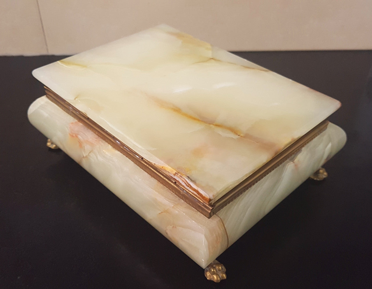 Alabaster Jewellery Box | Antique & Vintage | Moonee Ponds Antiques | Australia Wide Delivery