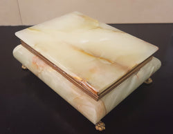 Alabaster Jewellery Box | Antique & Vintage | Moonee Ponds Antiques | Australia Wide Delivery