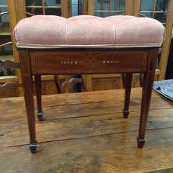 English Mahogany Piano Stool | Antique & Vintage | Moonee Ponds Antiques | Australia Wide Delivery