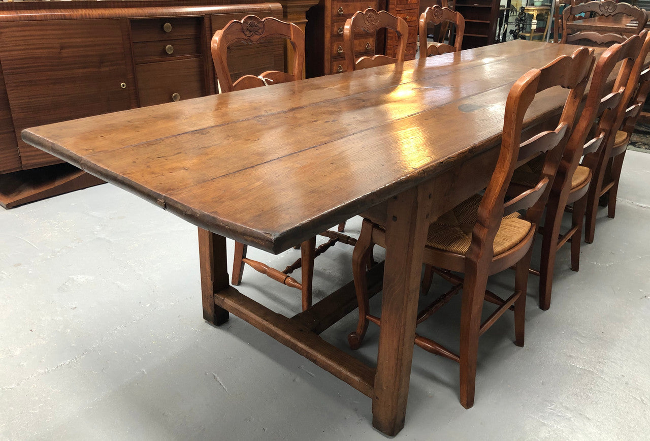19th Century French 3 Meter Farmhouse Table