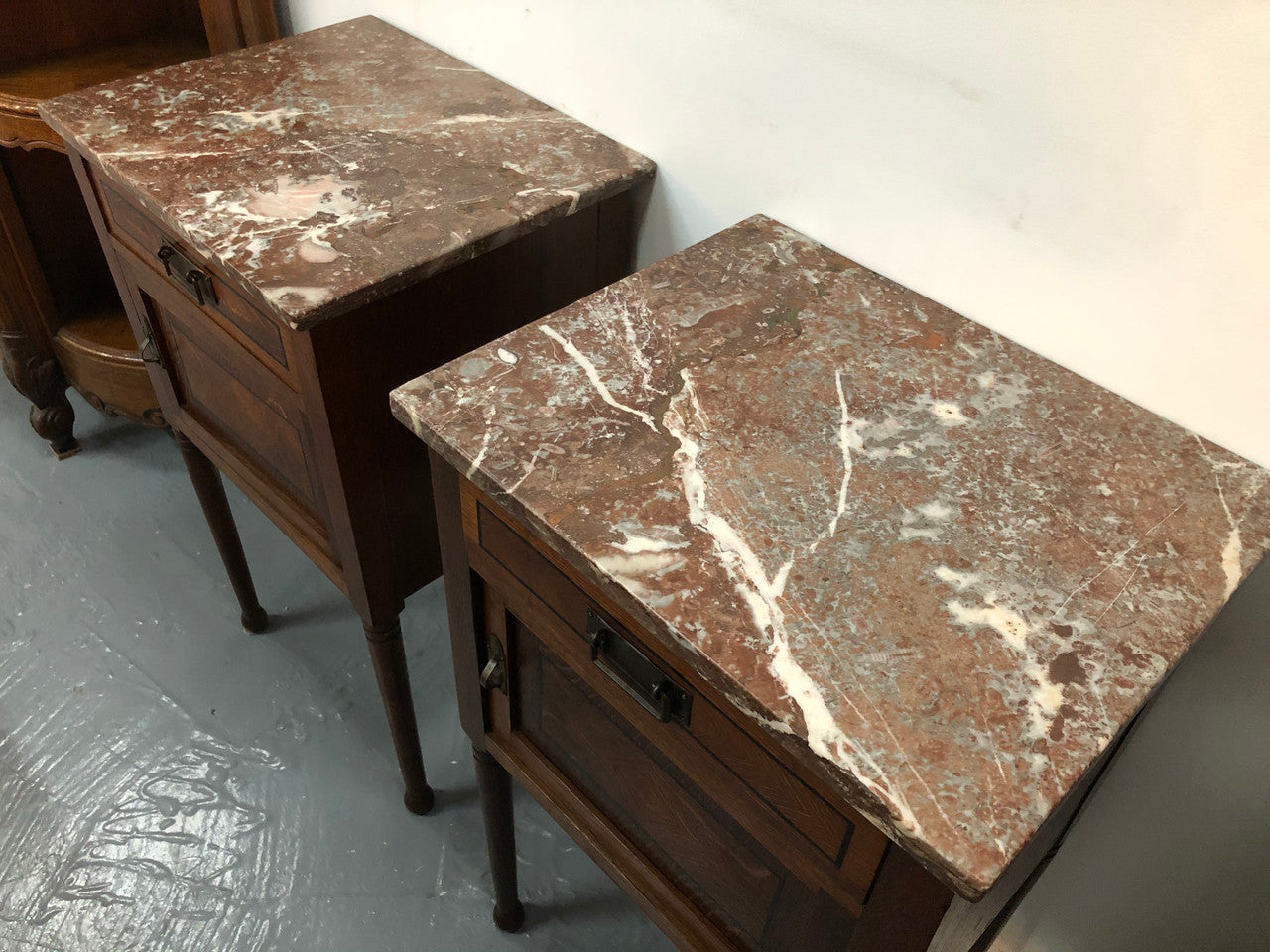 Pair of French Art deco Bedsides | Antique & Vintage | Moonee Ponds Antiques | Australia Wide Delivery