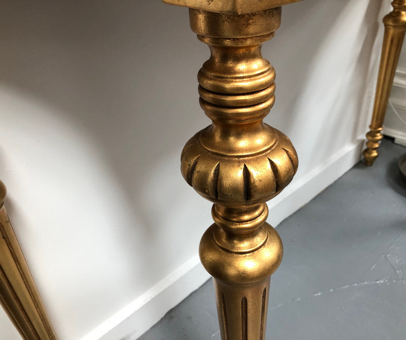 Stunning French gilt Console table