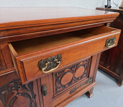 Decorative Walnut Art Nouveau Sideboard | Antique & Vintage | Moonee Ponds Antiques | Australia Wide Delivery